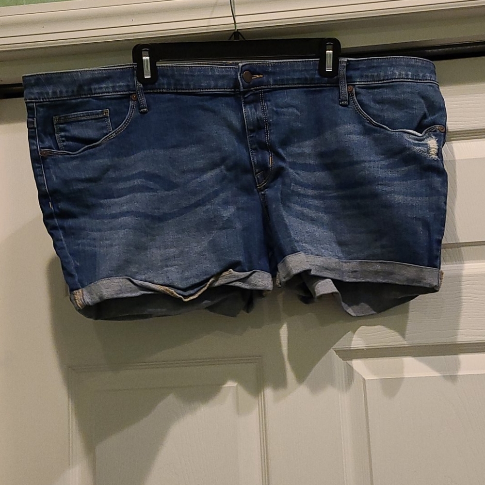 Denim shorts